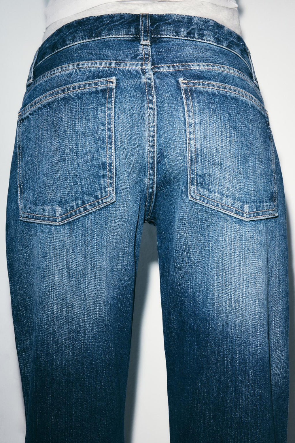 Jean wide taille basse