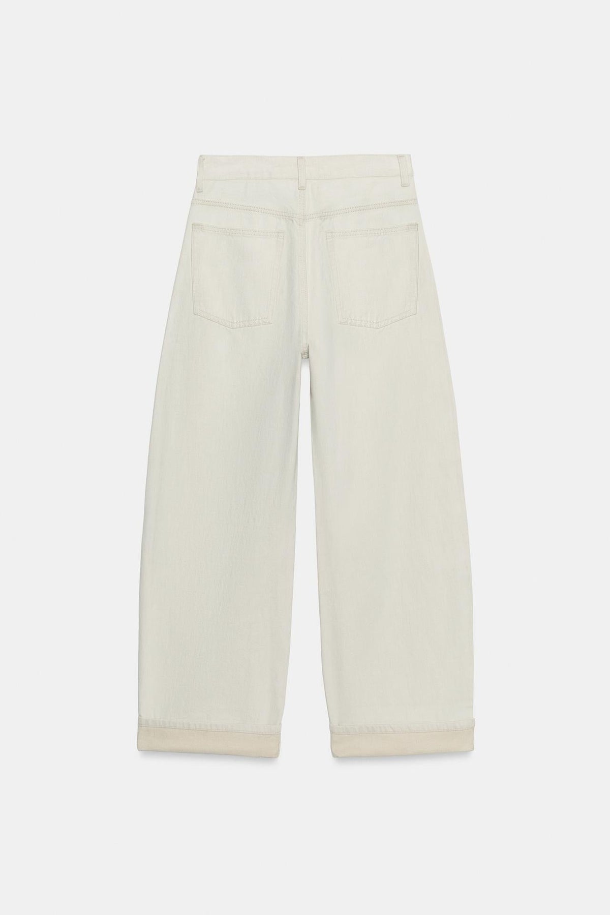 Jean baggy taille mi-haute