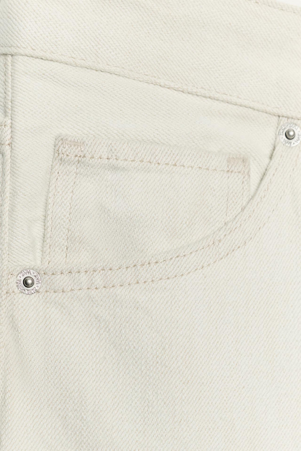 Jean baggy taille mi-haute