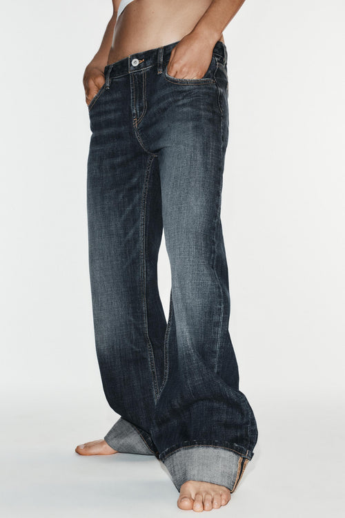 Jean loose taille basse