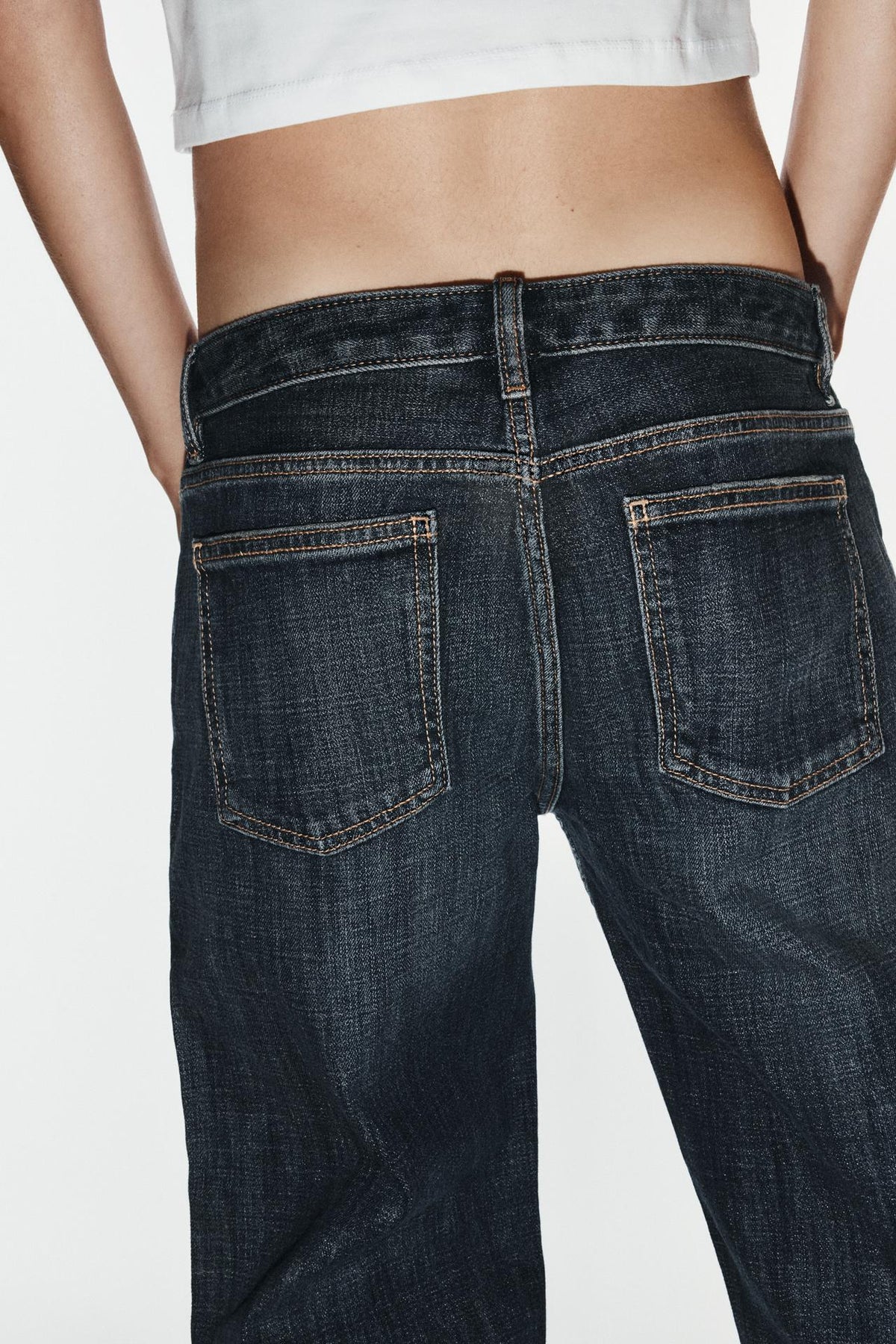 Jean loose taille basse